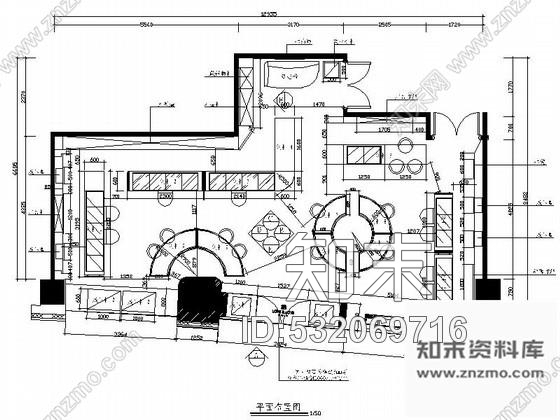 施工图北京某广场精致珠宝店装修图施工图下载【ID:532069716】