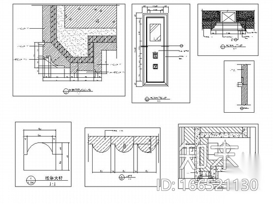 [苏州]高档新古典三居室样板房室内施工图（含效果）cad施工图下载【ID:166521130】