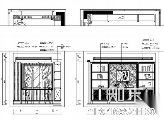 [苏州]高档新古典三居室样板房室内施工图（含效果）cad施工图下载【ID:166521130】