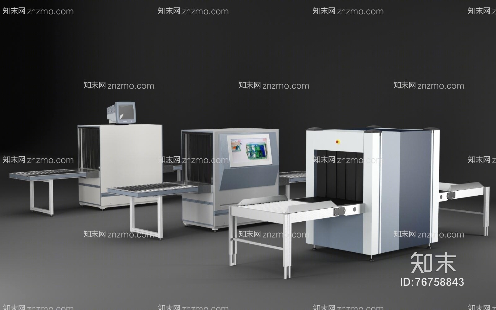 安检机3D模型下载【ID:76758843】