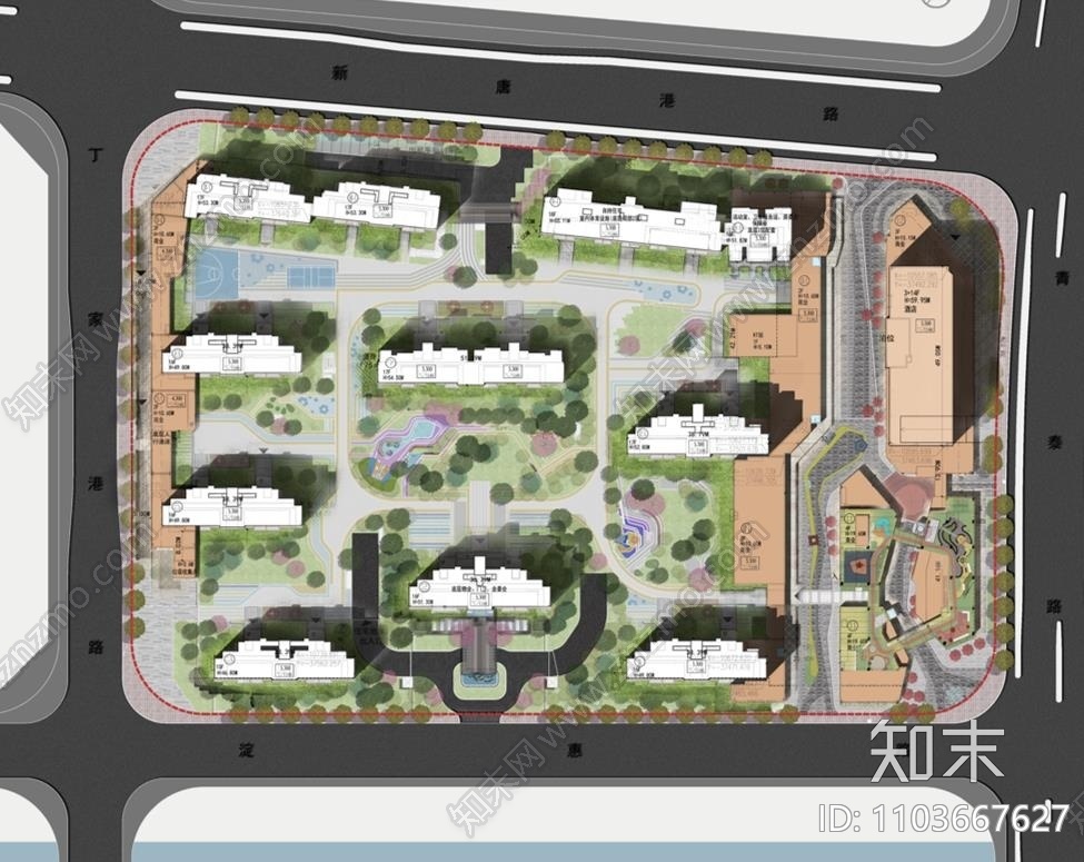 上海商业综合体高层居住区规划设计文本下载【ID:1103906627】