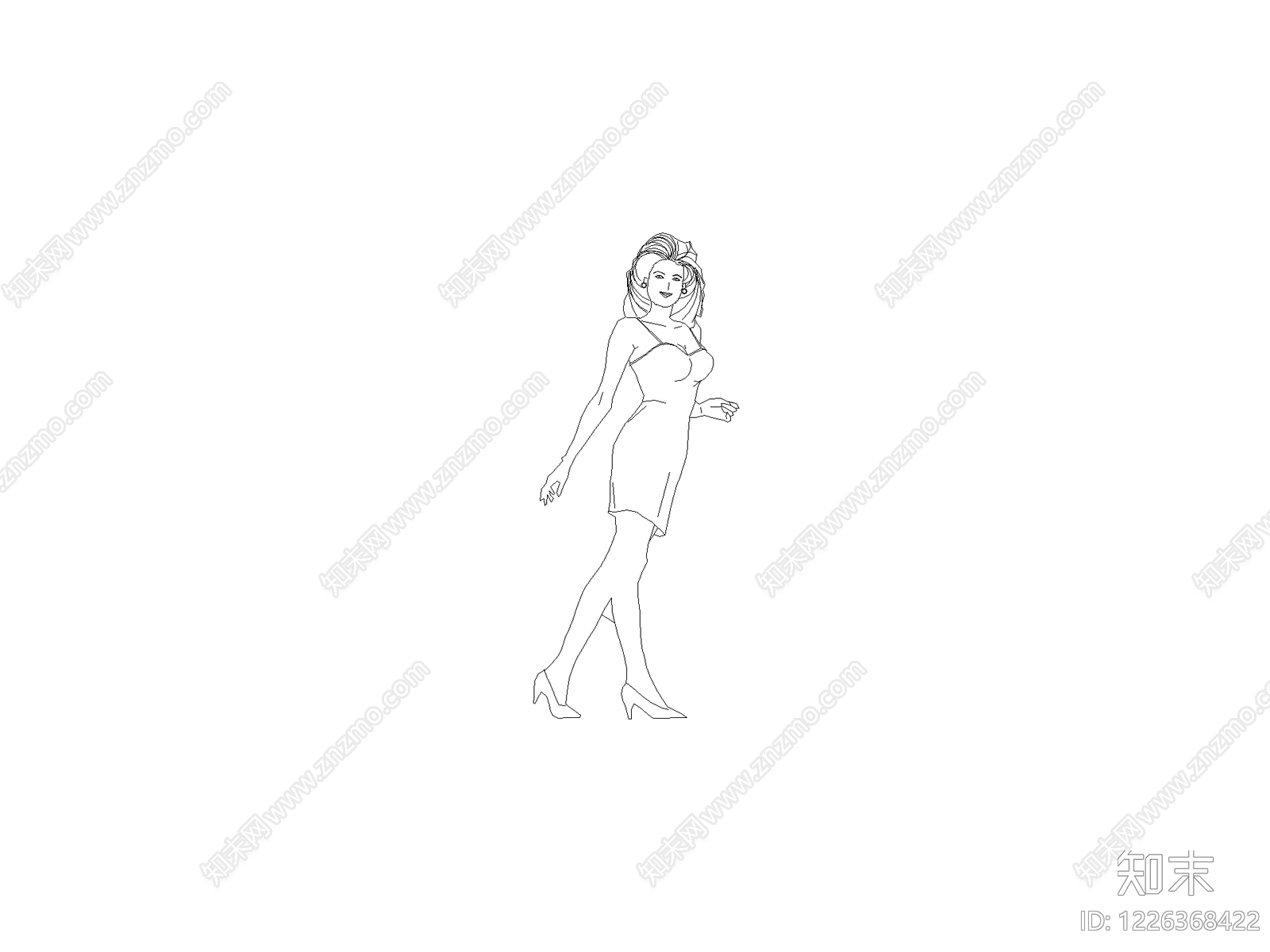 人物cad施工图下载【ID:1226368422】