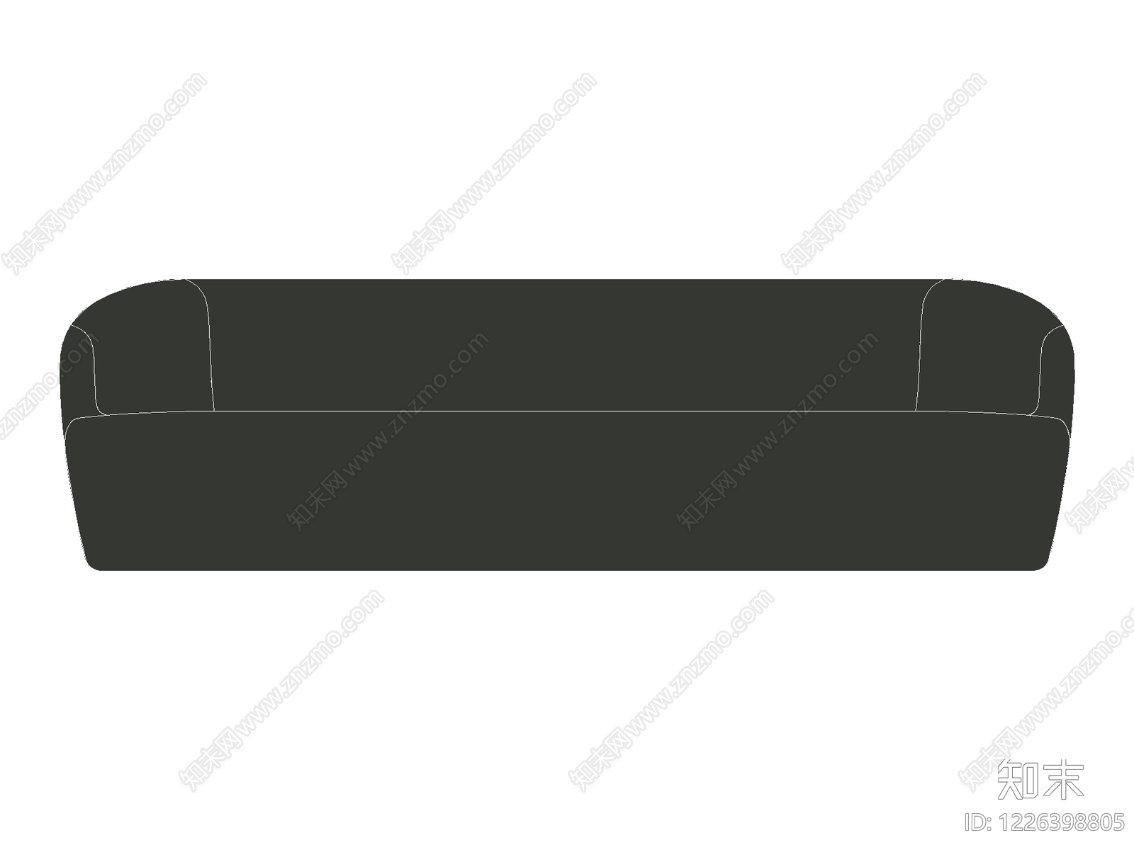 沙发cad施工图下载【ID:1226398805】