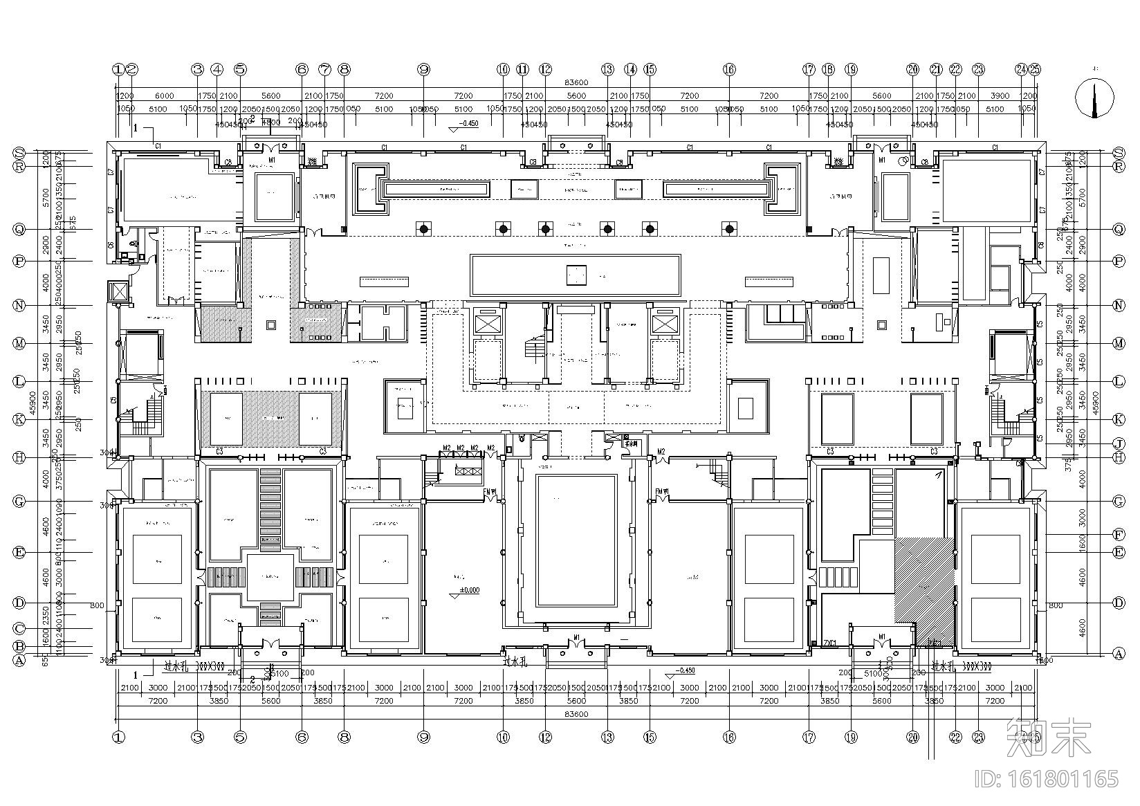 北京燕佳--闽商会所装饰项目施工图+效果图cad施工图下载【ID:161801165】