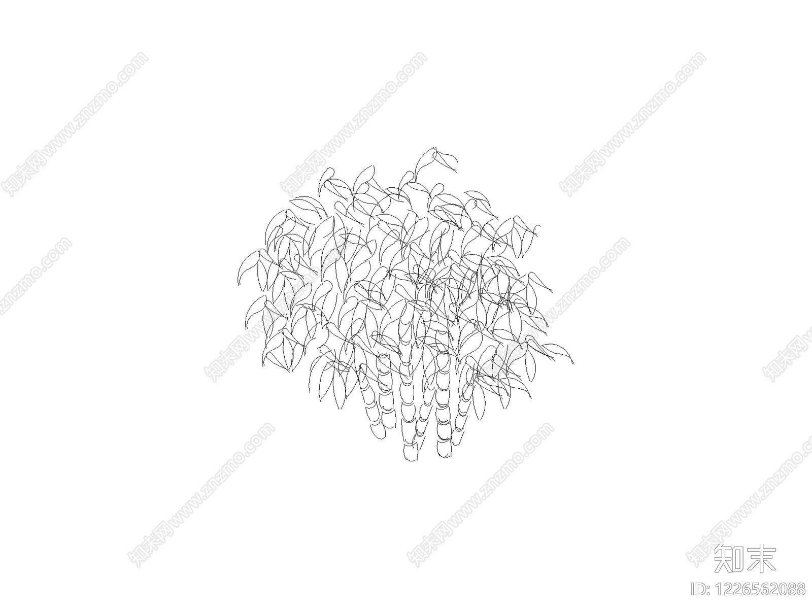 现代灌木种植CAD图纸