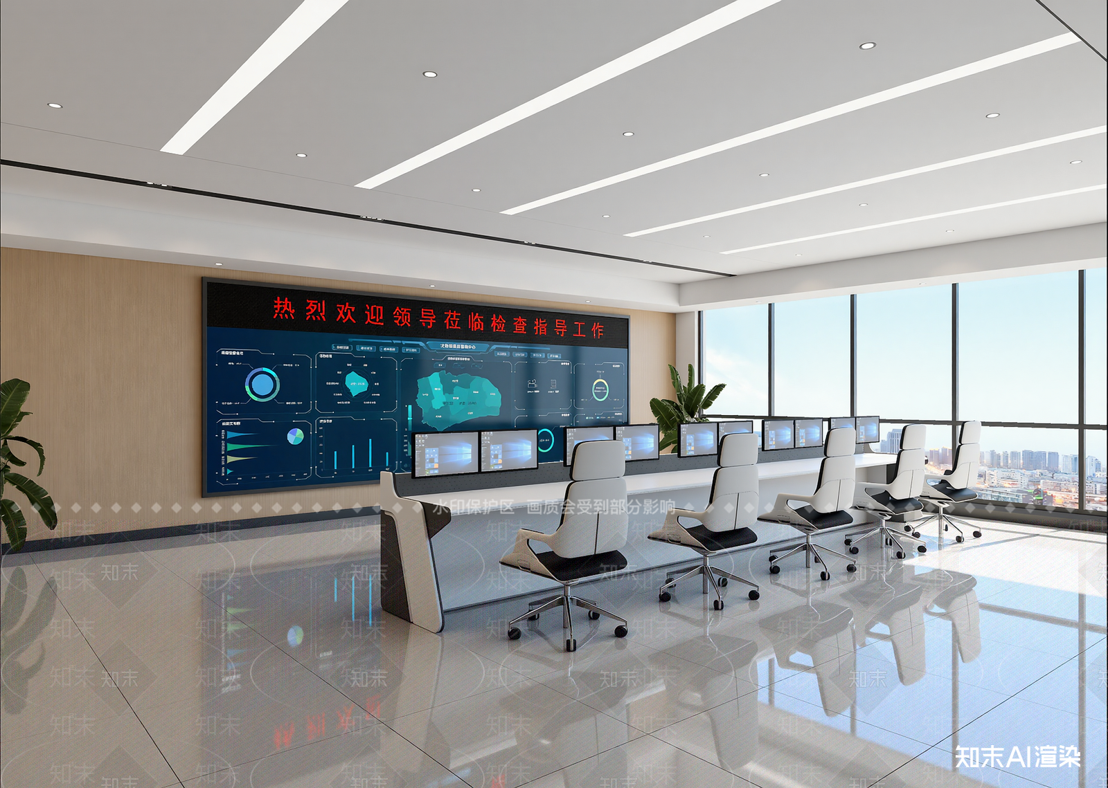 现代指挥中心3D模型下载【ID:1214610665】
