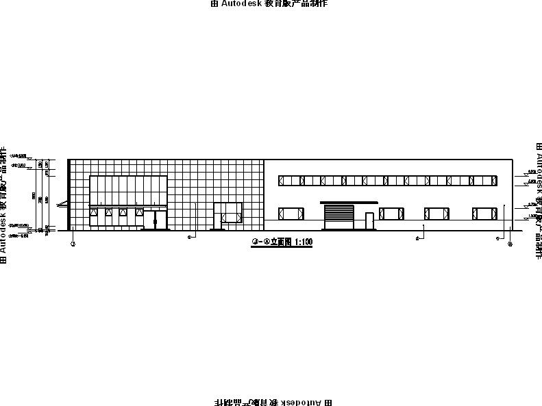 [宁夏]两层钢结构4S汽车店建筑施工图（含三个方案）cad施工图下载【ID:165620134】