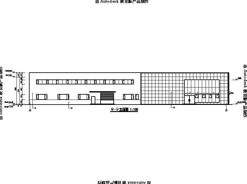 [宁夏]两层钢结构4S汽车店建筑施工图（含三个方案）cad施工图下载【ID:165620134】