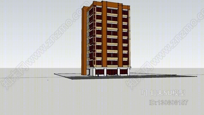 住宅公寓SU模型下载【ID:130808157】