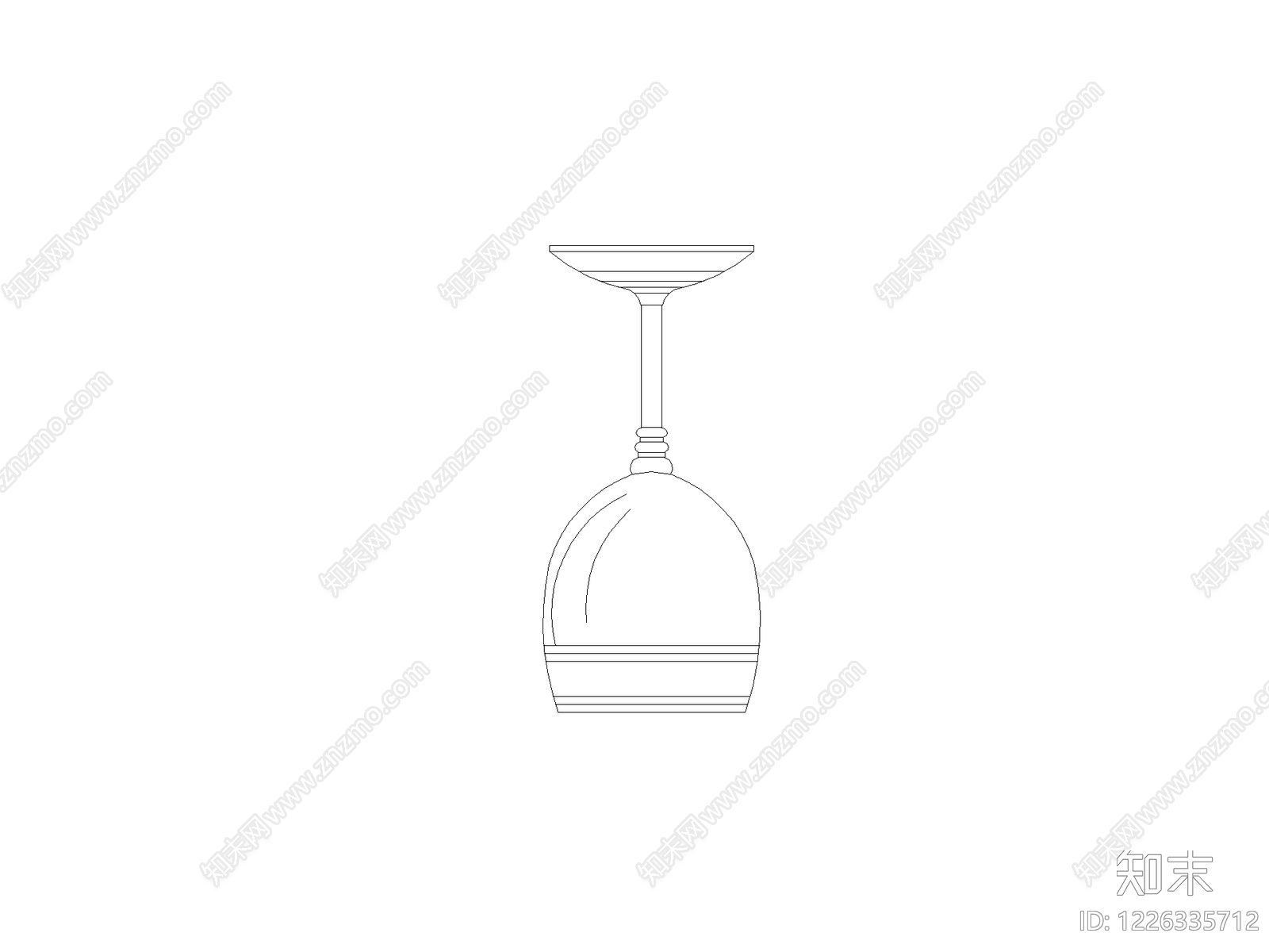 摆件cad施工图下载【ID:1226335712】