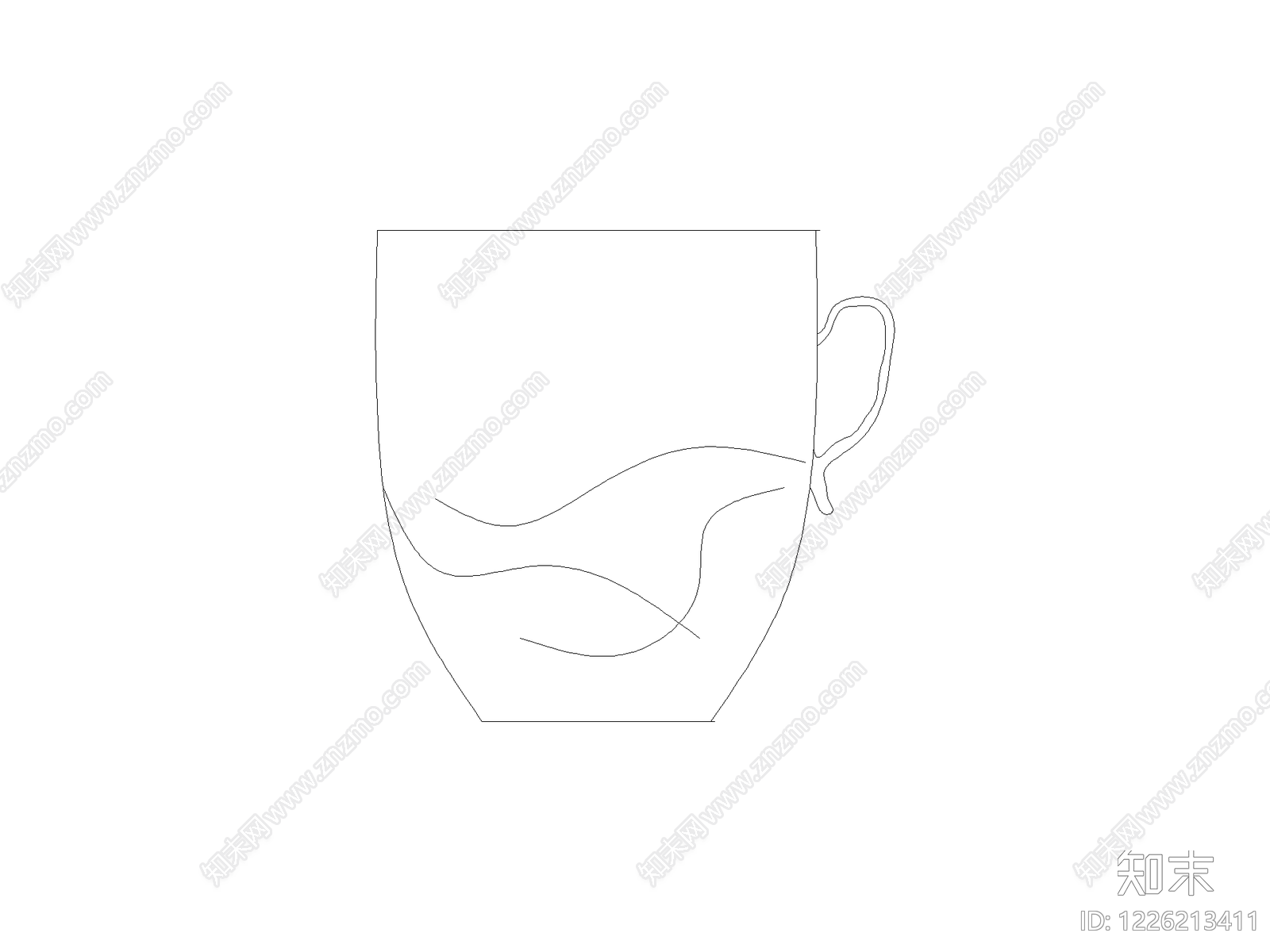 摆件cad施工图下载【ID:1226213411】