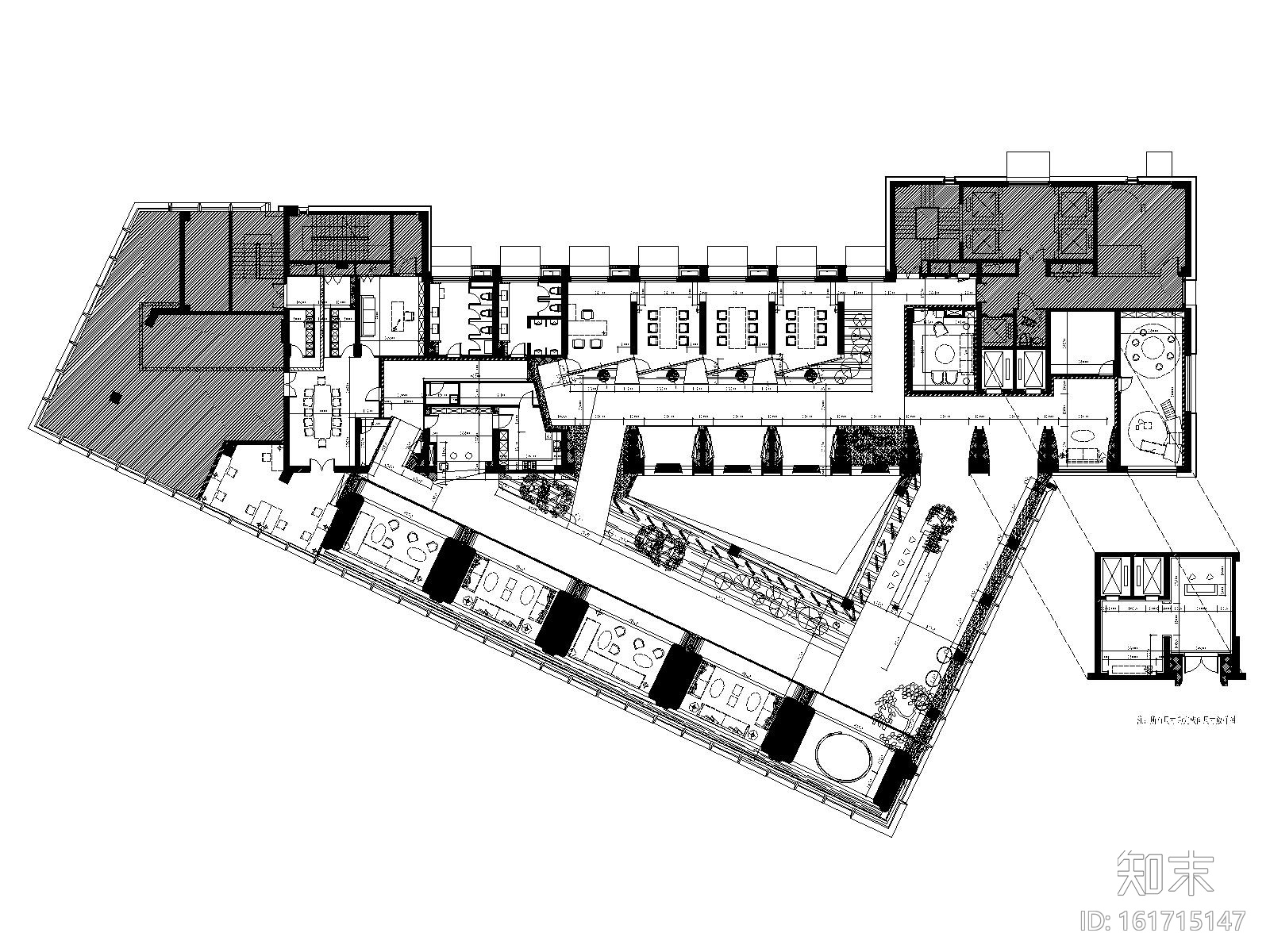 上海珠江铂世·外滩界​售楼处精装修施工图施工图下载【ID:161715147】