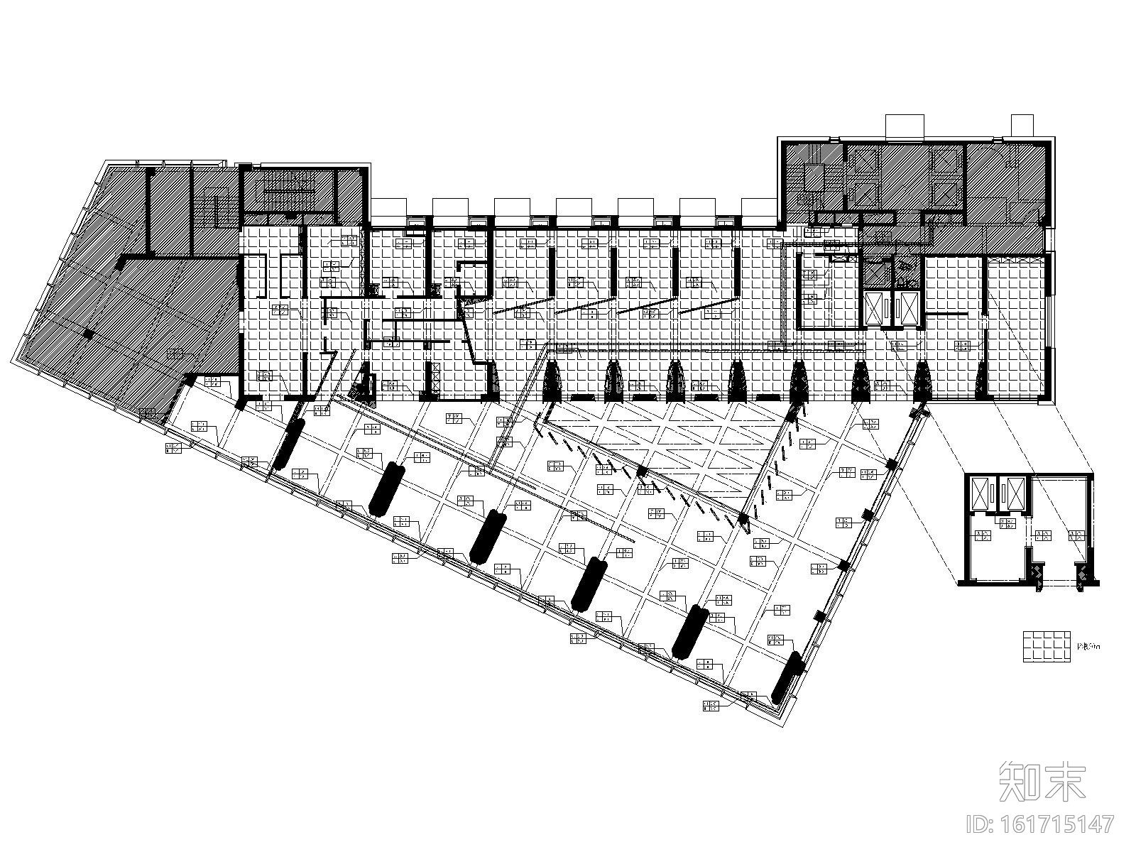 上海珠江铂世·外滩界​售楼处精装修施工图施工图下载【ID:161715147】