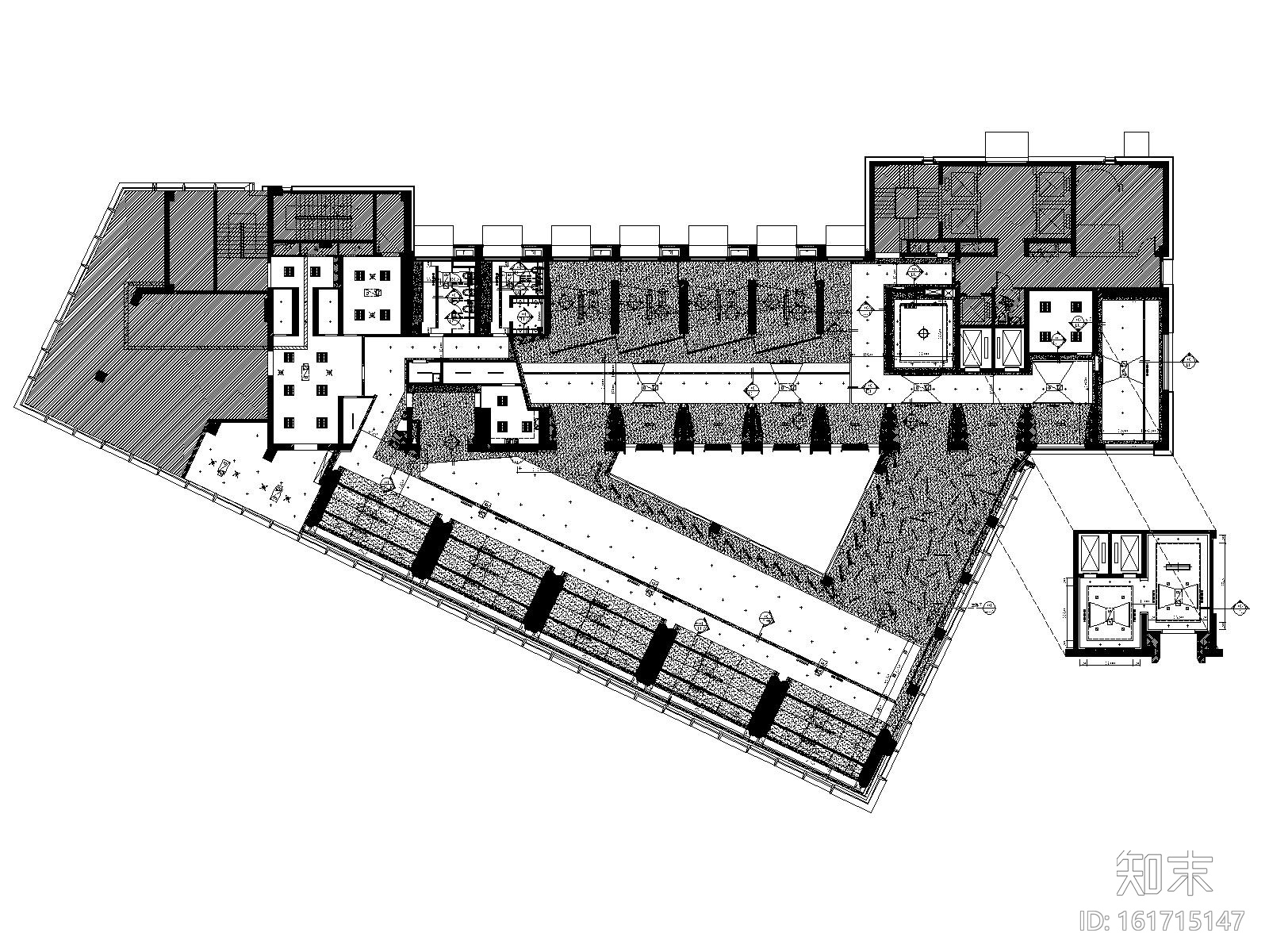 上海珠江铂世·外滩界​售楼处精装修施工图施工图下载【ID:161715147】