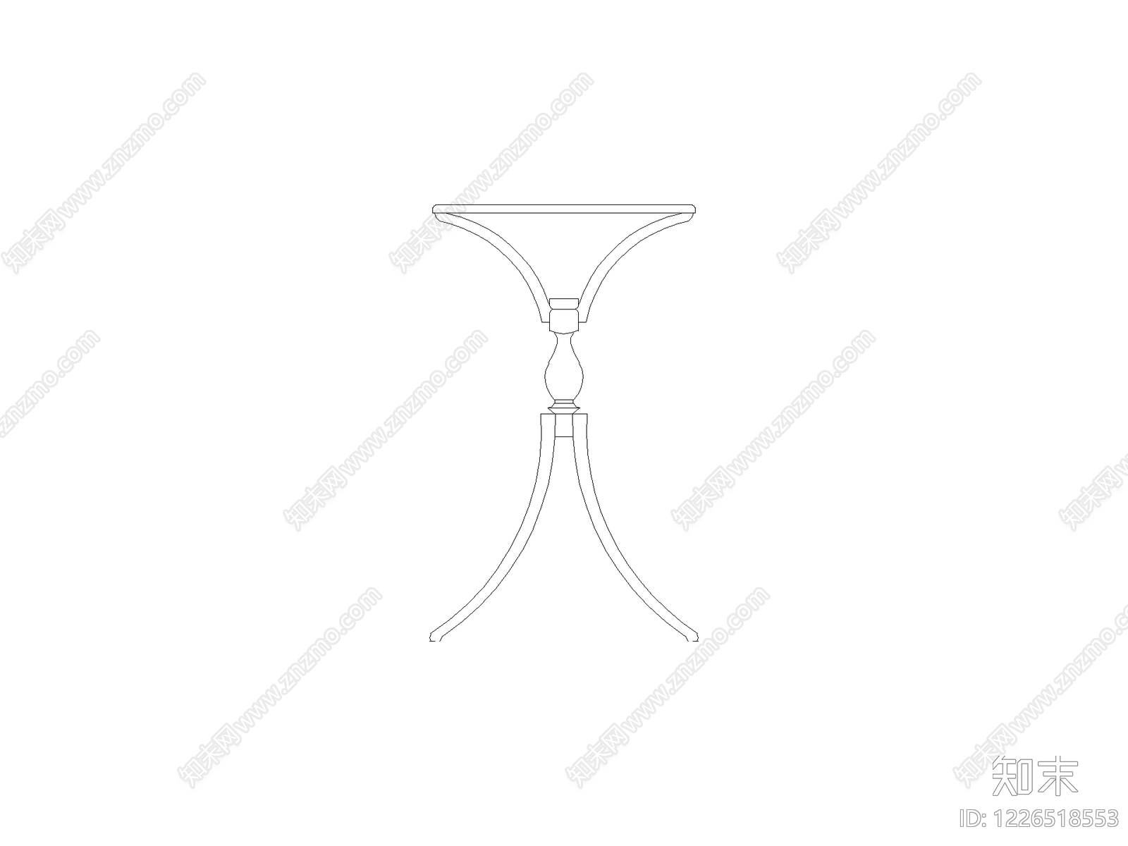 桌子CAD图纸