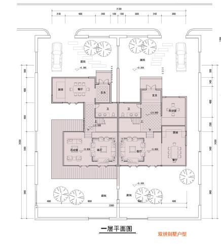 [福建]混合特色低密度高端小镇规划及单体建筑设计方案文...cad施工图下载【ID:166221125】