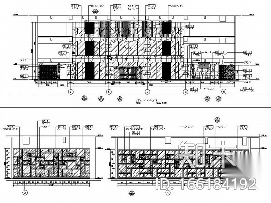 [四川]2.79亿夺标大厦改建四星级高档奢华酒店装修施工...cad施工图下载【ID:166184192】