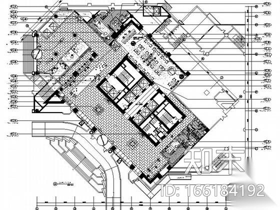 [四川]2.79亿夺标大厦改建四星级高档奢华酒店装修施工...cad施工图下载【ID:166184192】