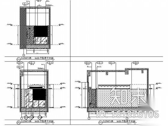 [西藏]时尚度假酒店水疗包房装修施工图（含效果图）cad施工图下载【ID:161876106】