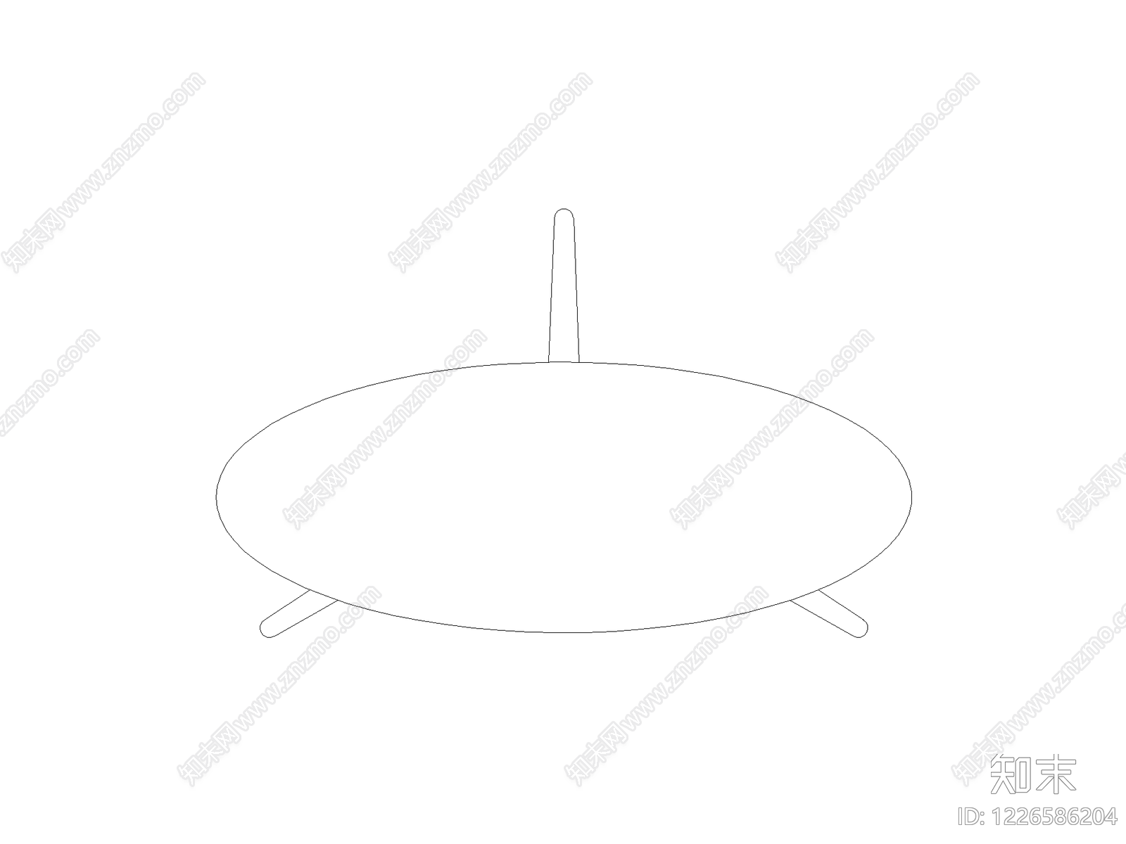 桌子cad施工图下载【ID:1226586204】