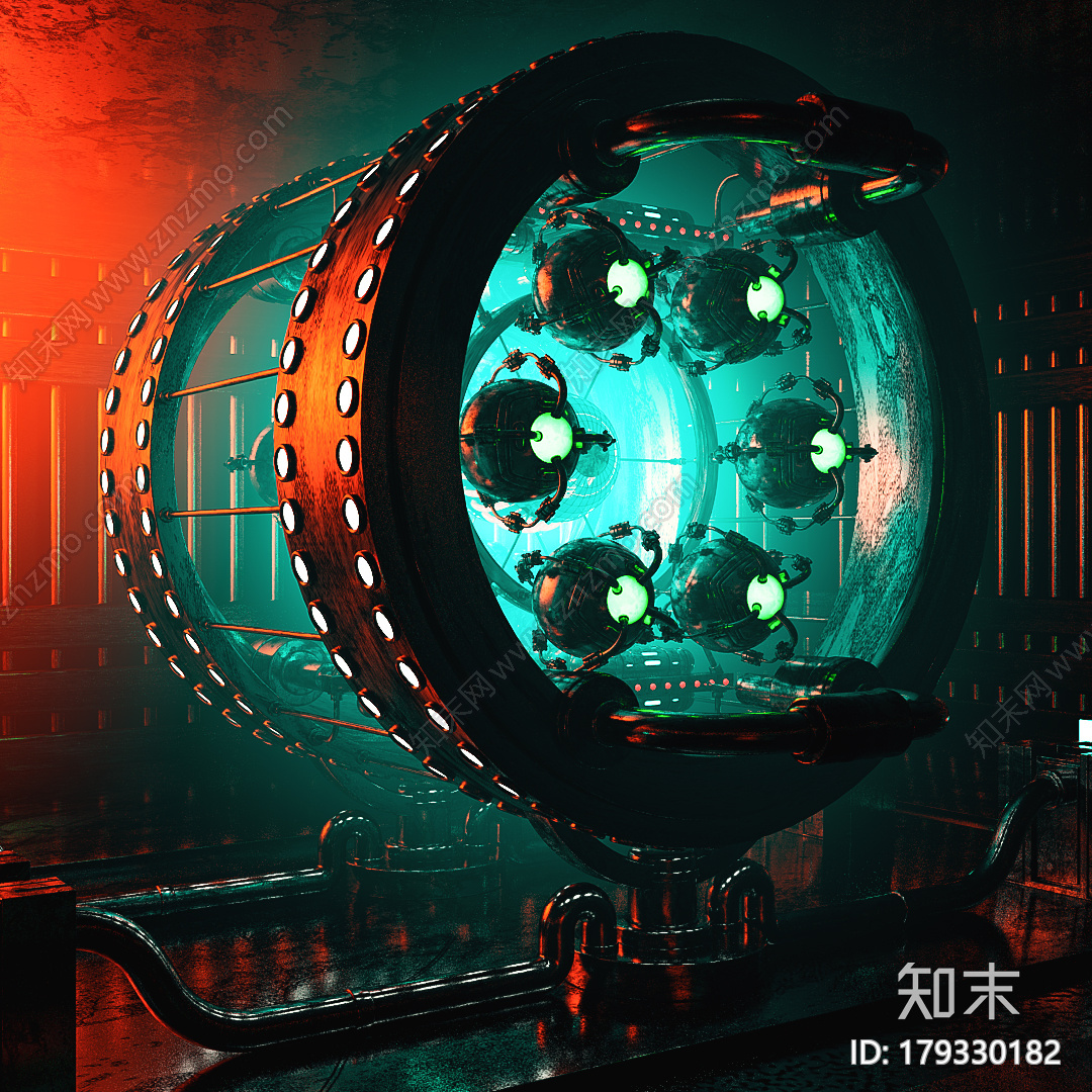幻想机舱CG模型下载【ID:179330182】