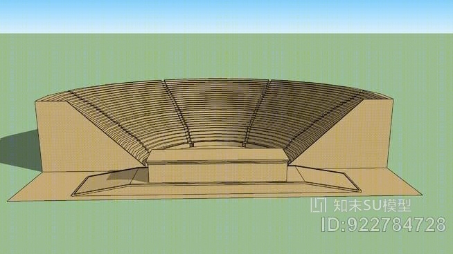 古希腊戏剧SU模型下载【ID:922784728】