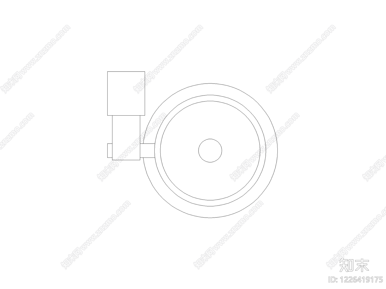 开关插座cad施工图下载【ID:1226419175】