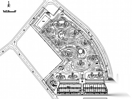 [内蒙古]生态居住区景观设计施工图（全套）施工图下载【ID:161074179】