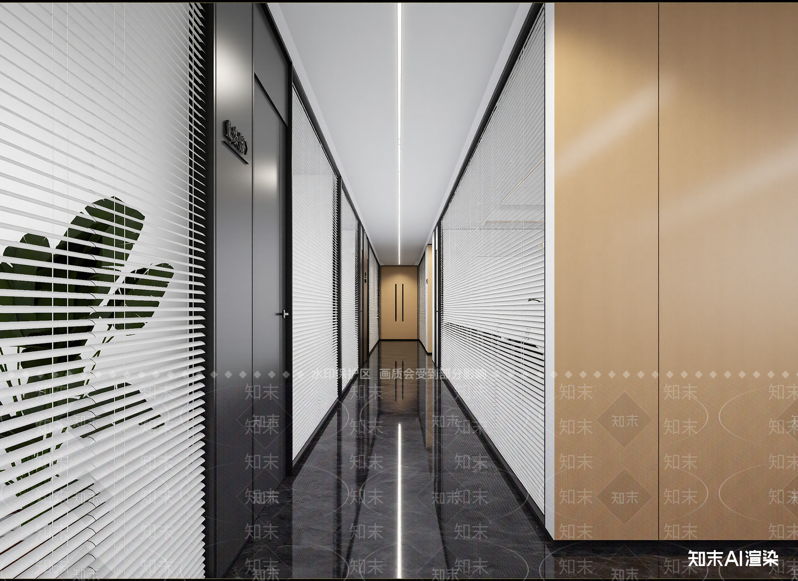 现代走廊3D模型下载【ID:1214768909】