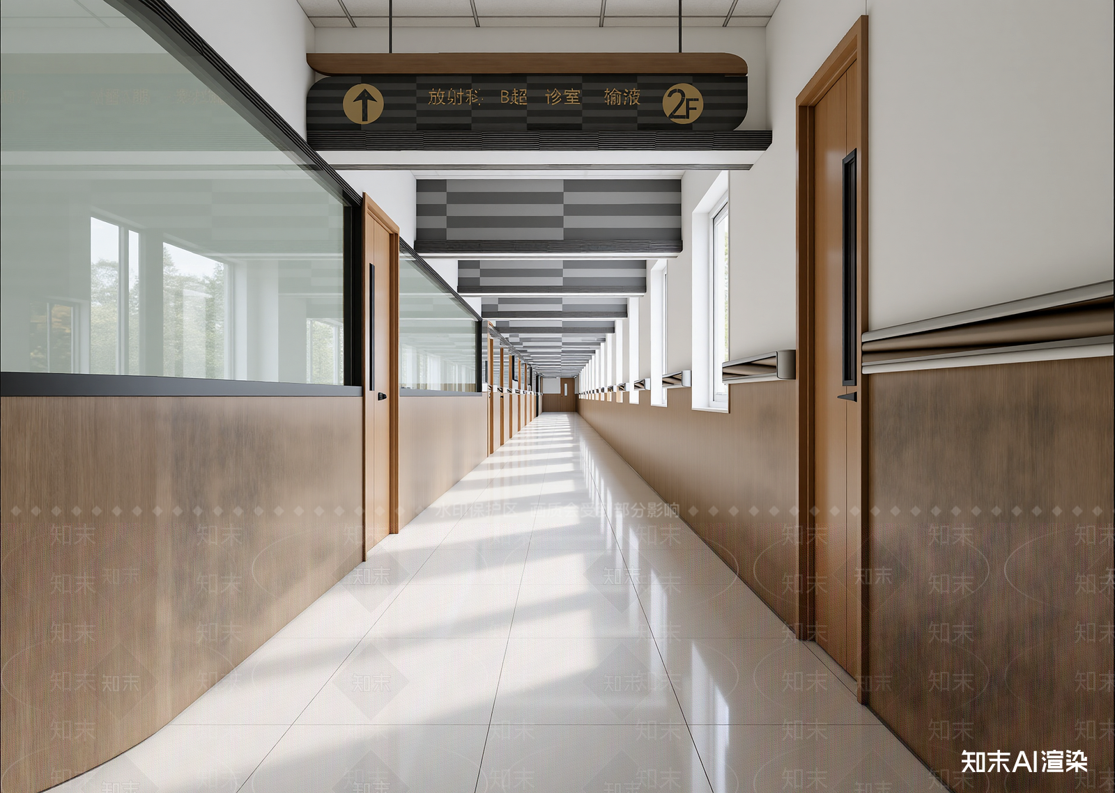 现代走廊3D模型下载【ID:1215189875】