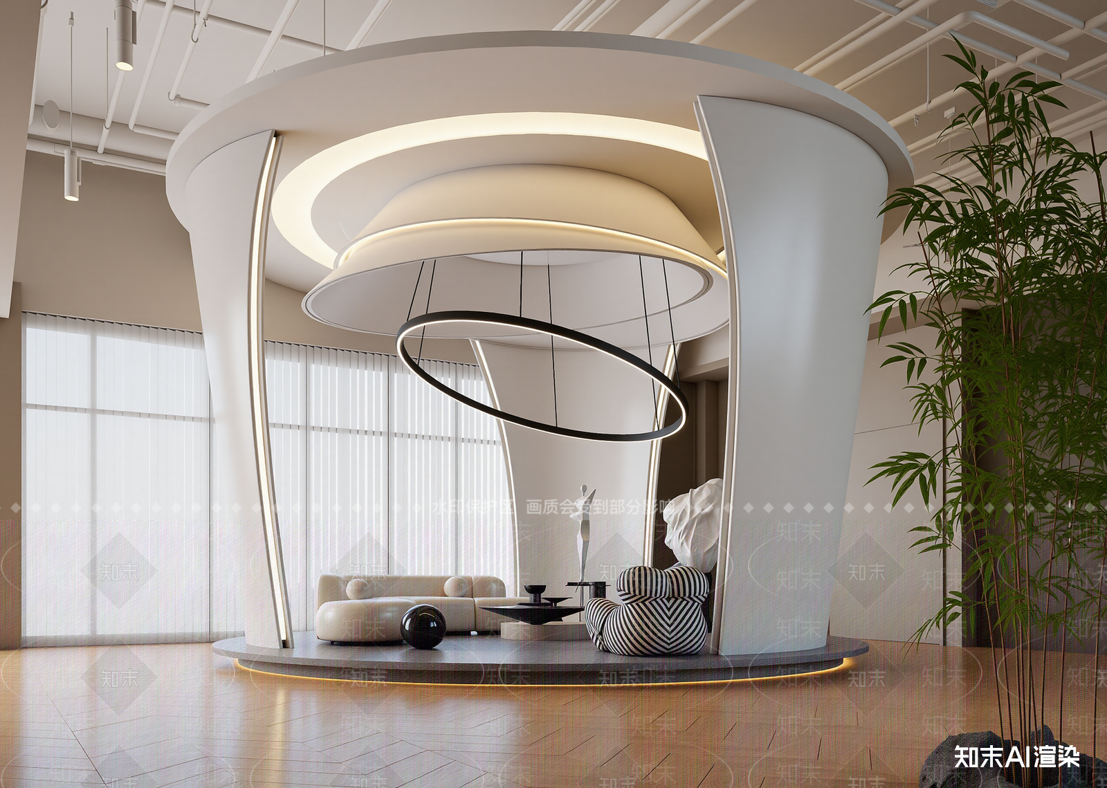 现代家具展厅3D模型下载【ID:1214855281】