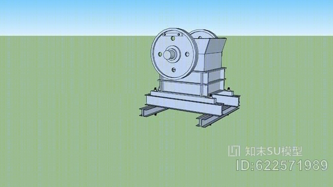 颚式破碎机SU模型下载【ID:622571989】