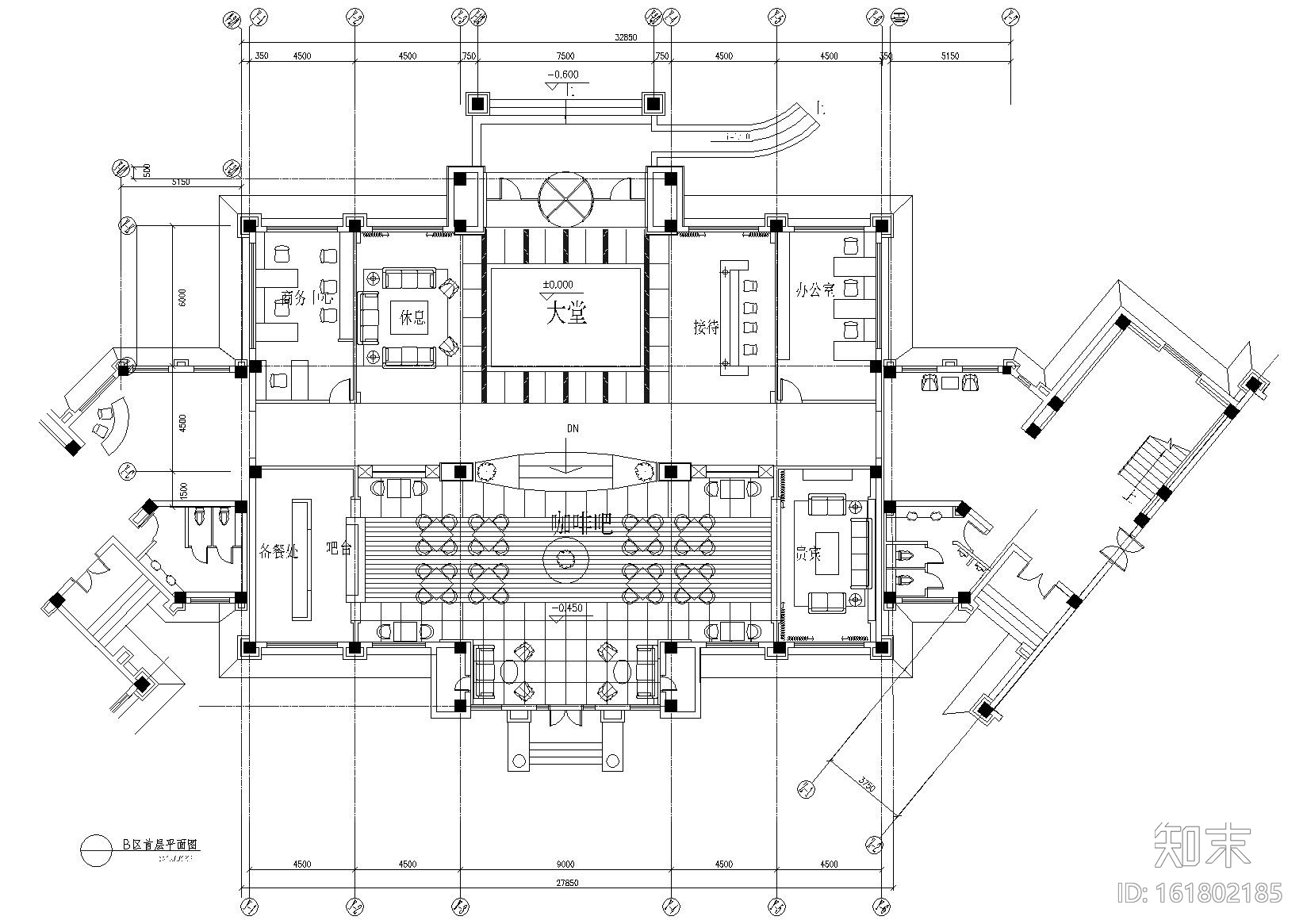 ​[苏州]梁景华_都市华庭会所项目施工图cad施工图下载【ID:161802185】