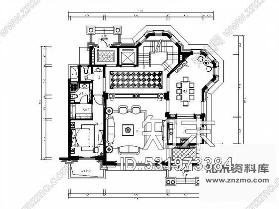 施工图常州豪华三层别墅欧式风格样板房室内设计施工图含效果图cad施工图下载【ID:531973384】