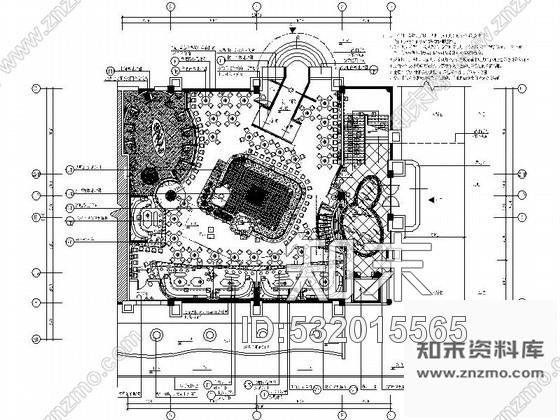 施工图香港某大师设计皇家酒吧局部装修图cad施工图下载【ID:532015565】