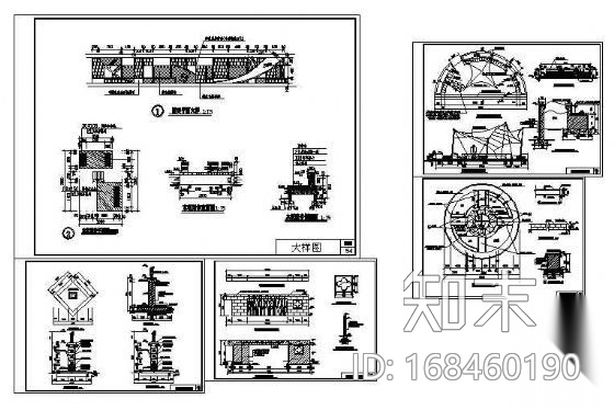 千千园绿化施工图cad施工图下载【ID:168460190】