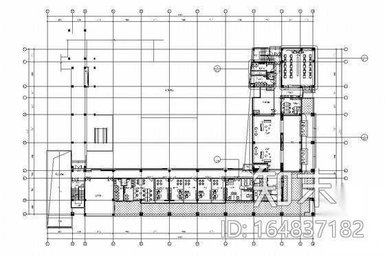 [江苏]省级重点实验中学行政楼室内施工图cad施工图下载【ID:164837182】