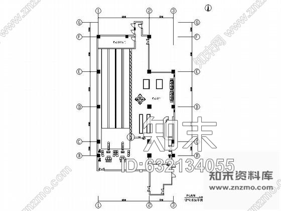 施工图某培训中心保龄球馆室内装修图cad施工图下载【ID:632134055】