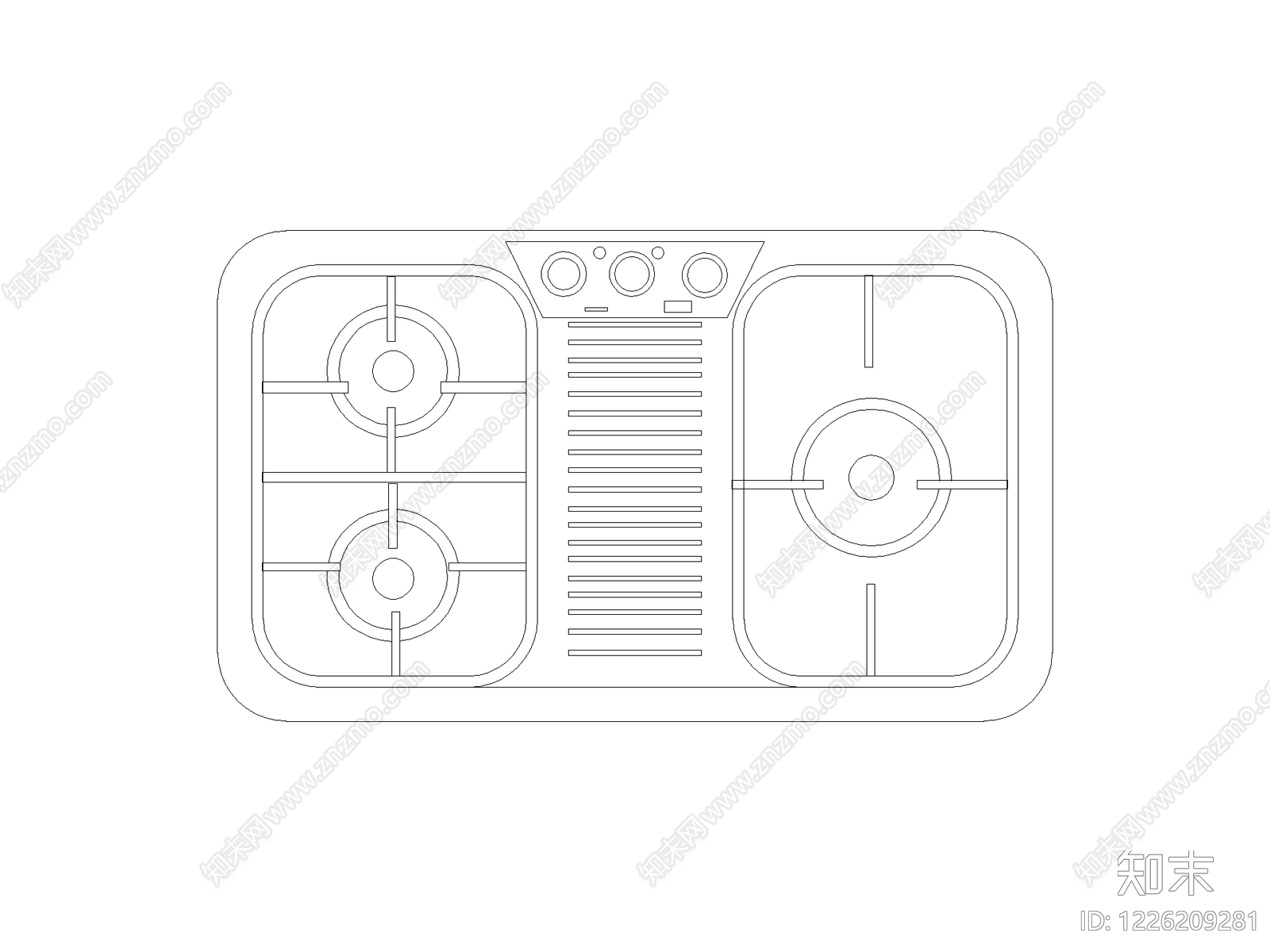 厨房设施CAD图纸