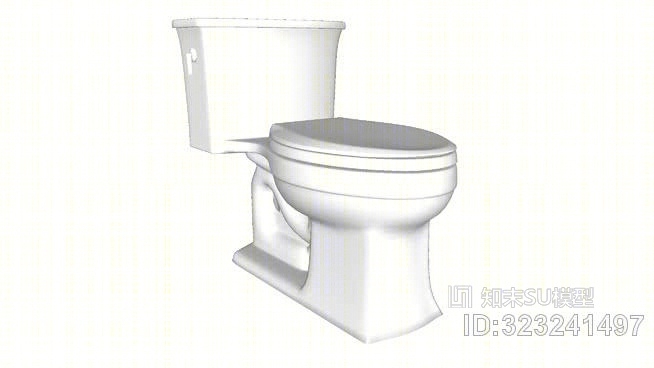K-3639阿切尔®类五®细长一体式厕所，供应不足SU模型下载【ID:323241497】