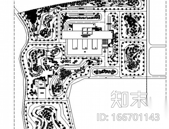 某会所景观工程施工图cad施工图下载【ID:166701143】