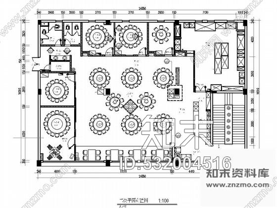 施工图东莞中式风格二层连锁餐馆室内装修图含效果cad施工图下载【ID:532004516】