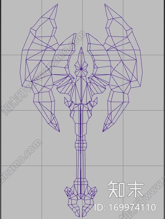 水经验的冷武器模型斧子CG模型下载【ID:169974110】