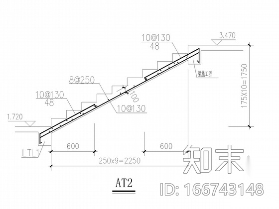 四层砖混别墅结构施工图(含建施)cad施工图下载【ID:166743148】