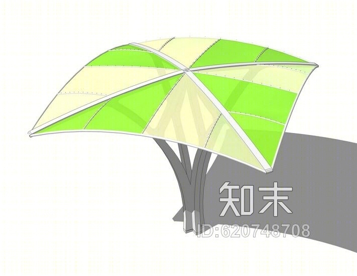异形膜结构SU模型下载【ID:620748708】
