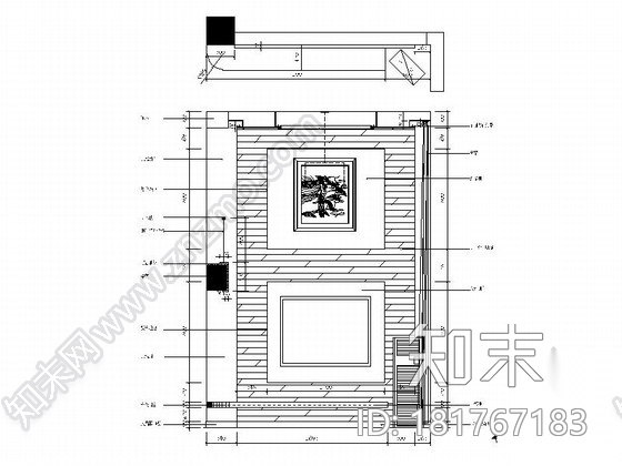 [常熟]大型复合小区后现代风格复式装修施工图（含高清实...cad施工图下载【ID:181767183】