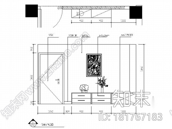 [常熟]大型复合小区后现代风格复式装修施工图（含高清实...cad施工图下载【ID:181767183】