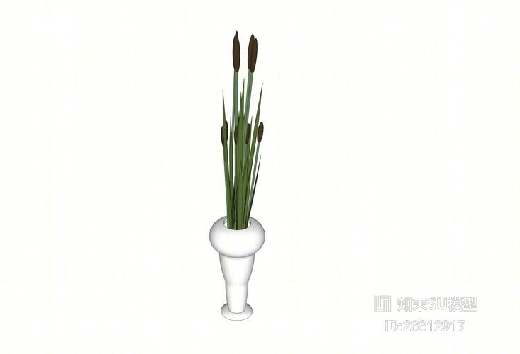 室内盆栽SU模型下载【ID:26612917】