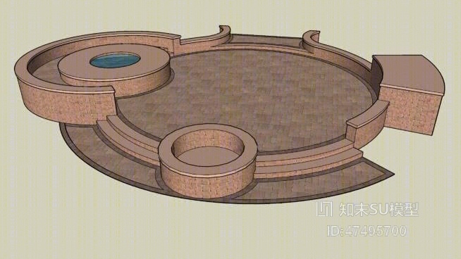 景观小建筑SU模型下载【ID:618064704】