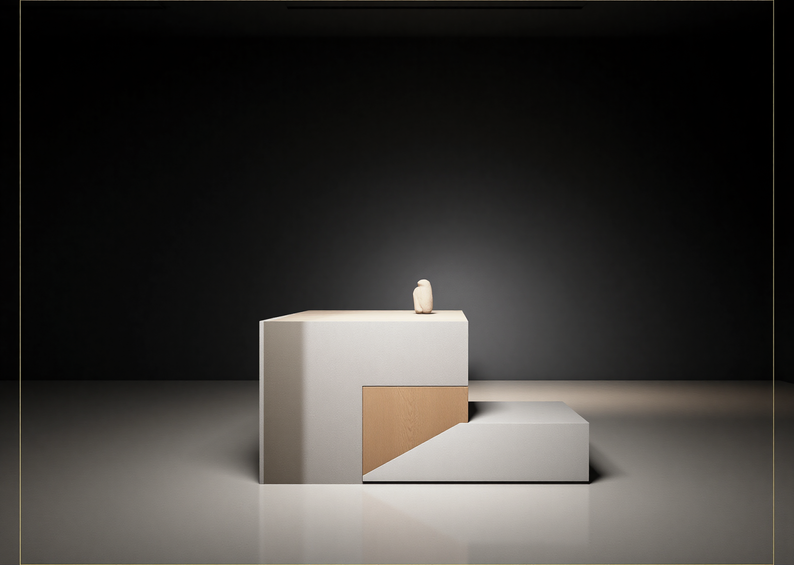 现代艺术展厅3D模型下载【ID:1214827548】